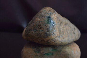 Real jade Natural sparkling green color