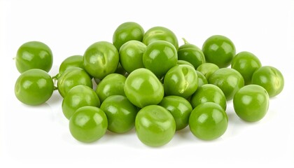 Erbsen frisch isoliert