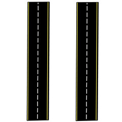 Highway road vector illustration