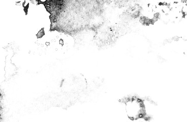 Obraz premium Abstract grunge black and white distressed texture rips tears and rust transparent crumpled industrial overlay background
