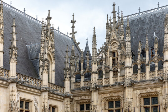 Rouen, Normandy, France - April, 24th, 2025 - Parlement of Normandy