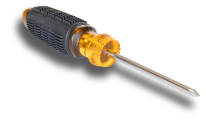 Shadow under a long cross headed screwdriver