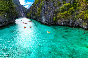 Big Lagoon at Miniloc Island, Palawan, Philippines © monticellllo