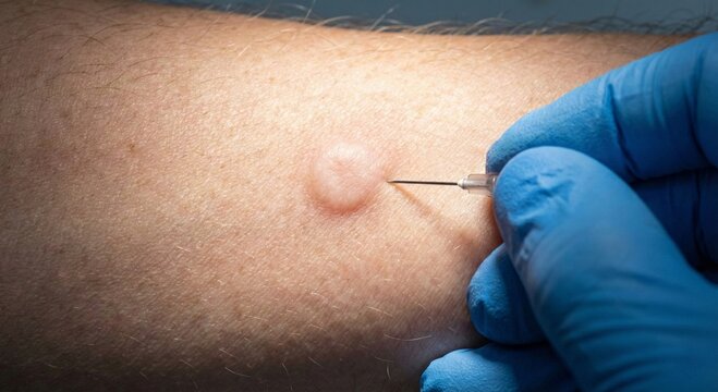 Intradermal Injection Technique for Allergy Testing.