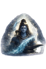 Symbolic Maha Shivratri Shiv Illustration Transparent PNG Representing Mahadev