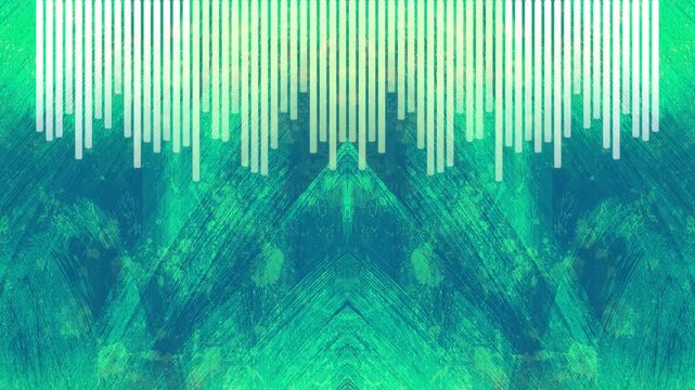 Modern Sound Wave Frequency Visualization