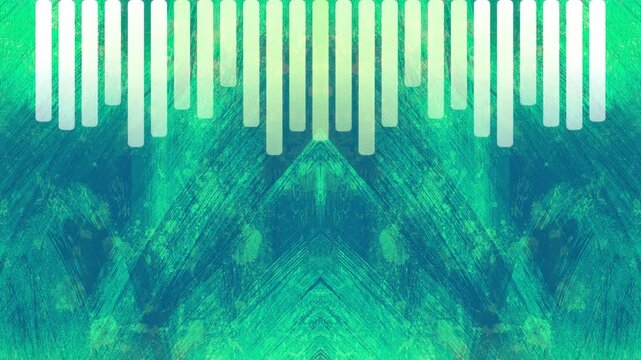 Modern Sound Wave Frequency Visualization