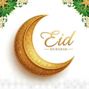 Ramadan and eid 2026 celebration crescent moon and greetings