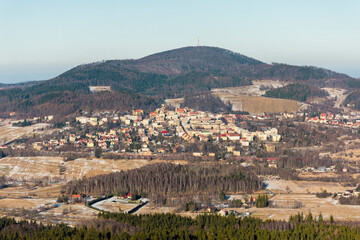 G&oacute;ry Wałbrzyskie - szczyt Chełmiec