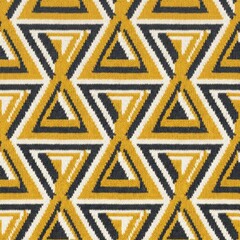 Geometric Patterns in Bold Colors for Modern Textile Design