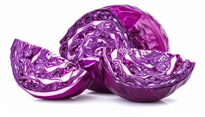 Fototapeta premium Rotkohl freigestellt