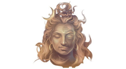Classic Maha Shivratri Shiv Illustration Transparent PNG Symbolizing Faith