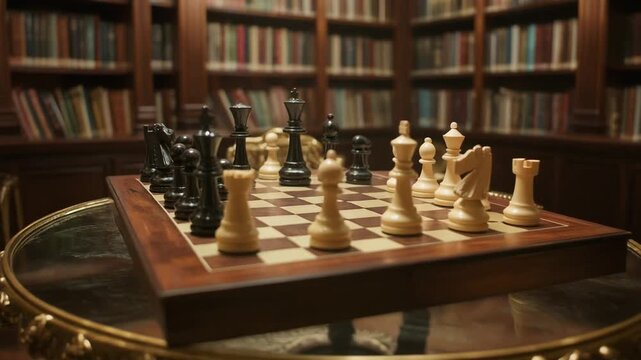 chess pieces on a chessboard