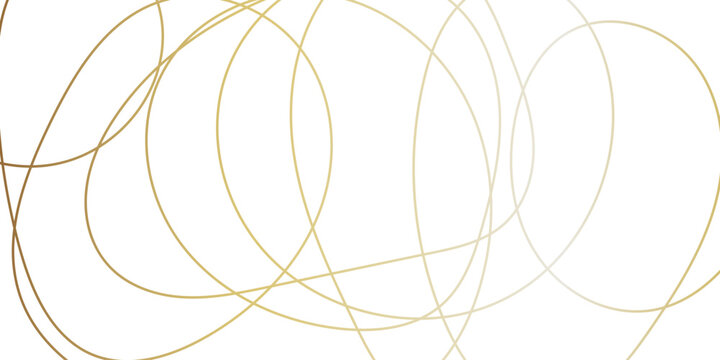 Random gold lines create chaotic geometric patterns on white background. Abstract linear texture with irregular golden stripes and asymmetrical urban design elements.