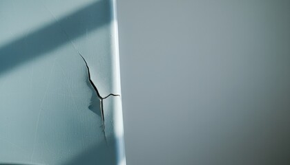 Fractured Blue Surface - Dramatic Gradient Texture, Subtle Damage Effect