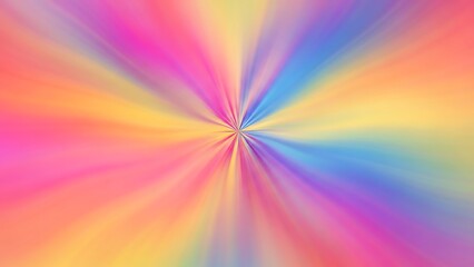 Vibrant rainbow colorful radial gradient background