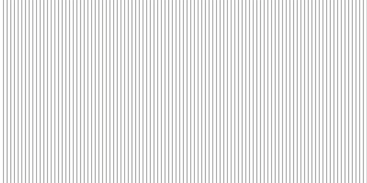 Narrow black-white vertical lines. Symmetric geometric ornament. Striped seamless pattern, abstract wallpaper. Digital paper for textile print, page fill. Vector