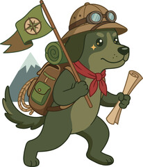 Adventurous Dog Explorer