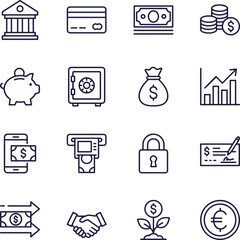 Financial and Banking Icons