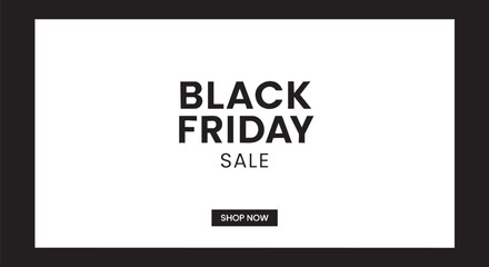 BlackFridaysalebannerwithshopnowbuttonforretailpromotion