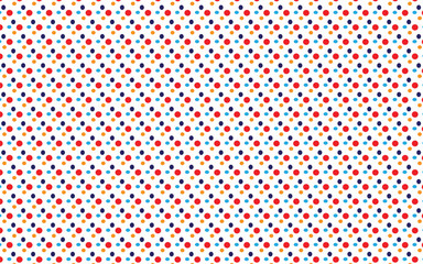 red and white dots pattern background
