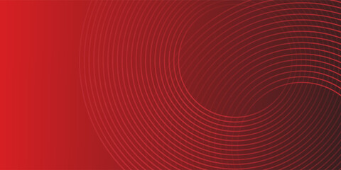 Red abstract background. Dynamic shapes composition.