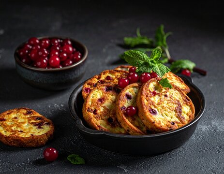 Schwedischer Blodpudding mit Preiselbeeren