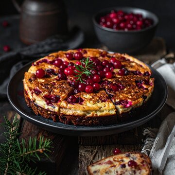 Schwedischer Blodpudding mit Preiselbeeren