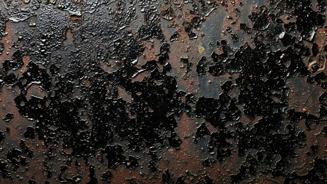 peeling paint texture, black rust surface, grunge background