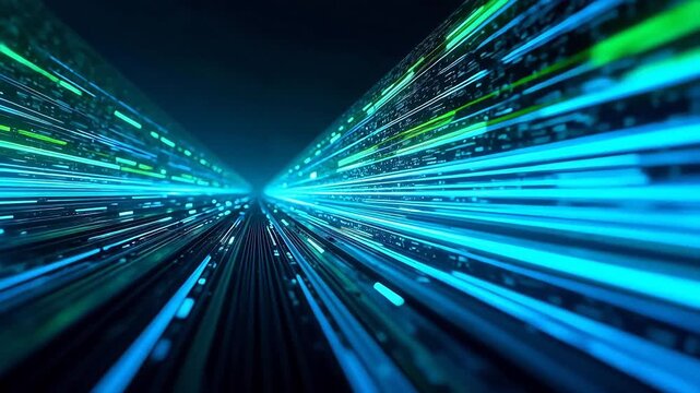 Abstract digital light tunnel