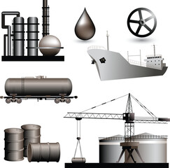 Industrial oil and gas equipment refinery
