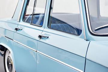 Doors of retro car