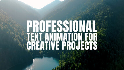 Professional Text Animation for Creative Projects