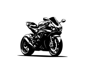 Obraz premium Sport Motorcycle Vector Illustration