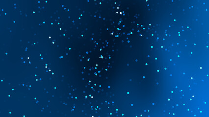 Obraz premium Blue spacelike background with sparkling white dots, perfect for futuristic designs, scifi concepts, technology graphics, and digital art projects.