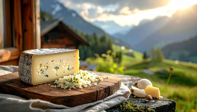 Tiroler Grauk&auml;se mit Zwiebeln und Essig
