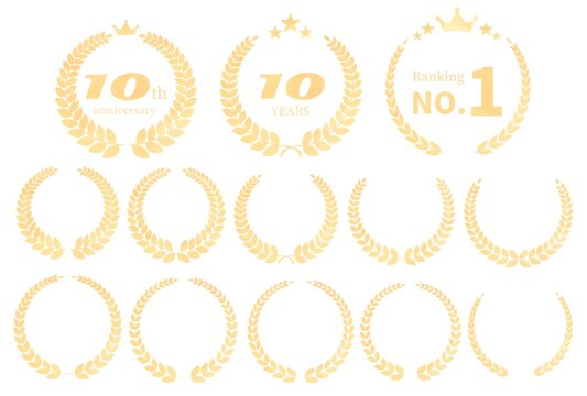 月桂冠 周年記念 アニバーサリーエンブレムイラストセット
