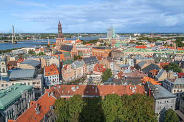 Obraz premium The Old Town of Riga, the capital of Latvia