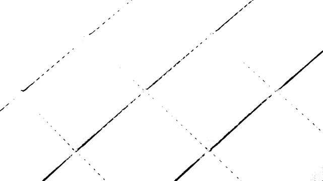 Abstract monochrome geometric pattern of intersecting lines and squares, minimalist background texture