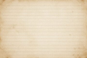 Vintage lined paper background with aged texture for notes, journaling, scrapbooking, and creative design projects.