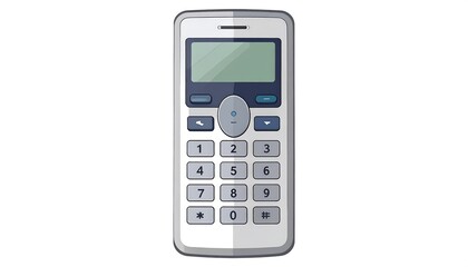 Obraz premium Classic Mobile Phone - A Simple and Functional Communication Device.