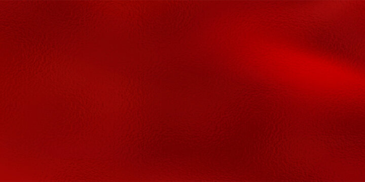 Vector red foil texture background. Abstract gradient bright and shiny light reflection rough texture surface. Vector illustration for background, backdrop, web, wallpaper, print and design artwork
