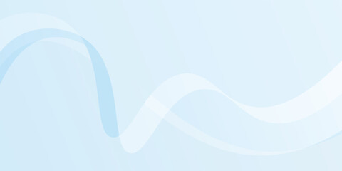 Abstract light blue wave background with curved lines modern design. vector illustration © sultan