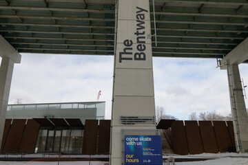 Naklejka premium signage at The Bentway, Toronto