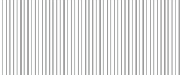 Fototapeta premium Narrow black-white vertical lines. Symmetric geometric ornament. Striped seamless pattern, abstract wallpaper. Digital paper for textile print, page fill. Vector