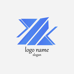 Obraz premium Abstract minimalist technology logo eps 10.