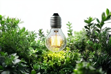 Highlighting the blend of nature and renewable energy with innovative design