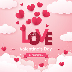 valentines day background, romantic heart valentines