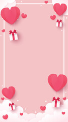 valentines day background, romantic heart valentines