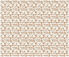 Seamless Brown Abstract Organic Pattern Texture White Background